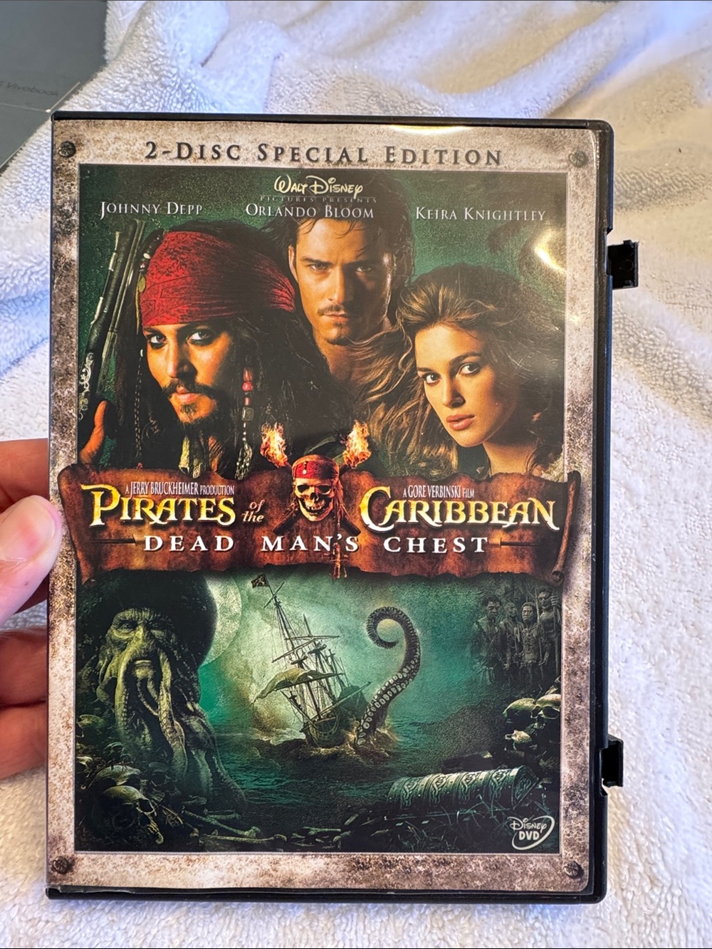 Disney Pirates of the Caribbean Dead Man's Chest DVD - Black, Green, Red